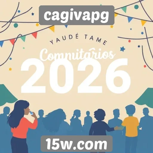 Eventos comunitários programados para 2026 no cagivapg